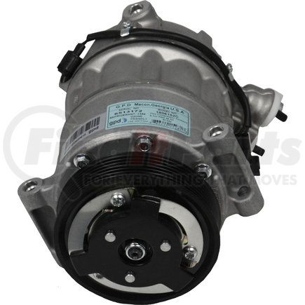 Global Parts Distributors 6513172 gpd Compressor New 6513172