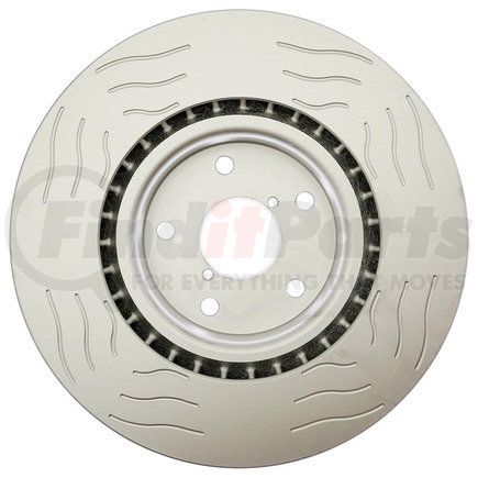 ACDelco 18A2431SD Disc Brake Rotor - 5 Lug Holes, Cast Iron Slotted, Turned, Vented, Front