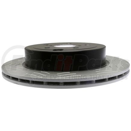 ACDelco 18A2750SD Disc Brake Rotor - 5 Lug Holes, Cast Iron Slotted, Turned, Vented, Rear