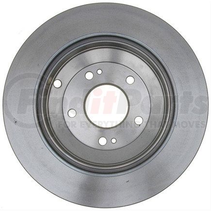 ACDelco 18A2782 Disc Brake Rotor - 5 Lug Holes, Cast Iron, Plain, Solid, Turned Ground, Rear