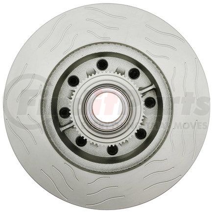 ACDelco 18A81778SD Disc Brake Rotor - 8 Lug Holes, Cast Iron Slotted, Turned, Vented, Front