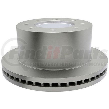 ACDelco 18A81945AC Disc Brake Rotor - Rear, Coated, Plain, Conventional, Cast Iron