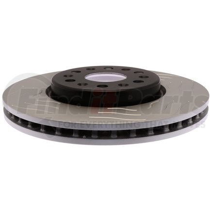 ACDelco 18A82061SD Disc Brake Rotor - 6 Lug Holes, Cast Iron Slotted, Vented, Front