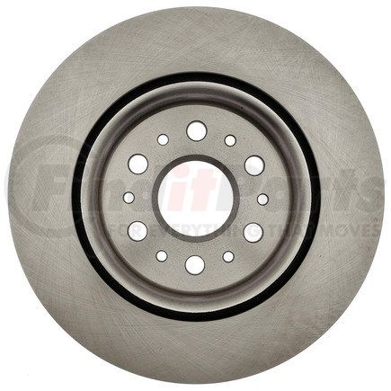 ACDelco 18A82060A Disc Brake Rotor - 6 Lug Holes, Cast Iron, Non-Coated, Plain, Vented, Rear