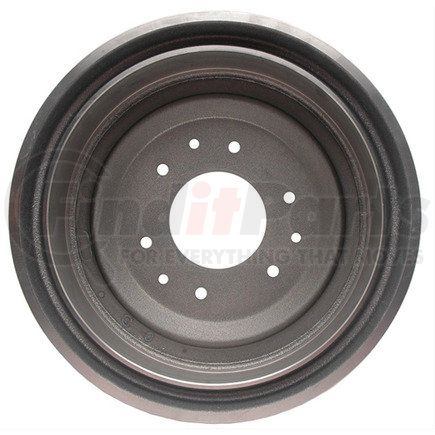 ACDelco 18B471 Brake Drum - Rear, 6 Bolt Holes, Cast Iron, Finned Cooling Fins