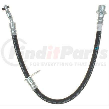 ACDELCO 18J1027 Brake Hydraulic Hose - 17.25" Corrosion Resistant Steel, EPDM Rubber