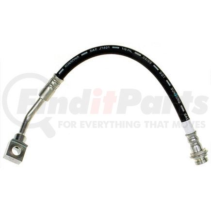 ACDelco 18J4147 Brake Hydraulic Hose - 13.5", Black, Silver, Corrosion Resistant Steel