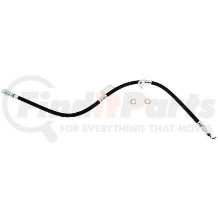 ACDelco 18J4154 Brake Hydraulic Hose - 28.1" Corrosion Resistant Steel, EPDM Rubber