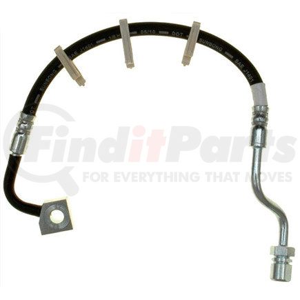 ACDelco 18J4381 Brake Hydraulic Hose - 19", Black, Silver, Corrosion Resistant Steel