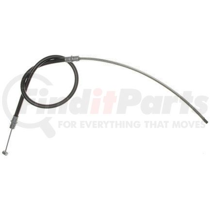 ACDelco 18P1293 Parking Brake Cable - Front, 41.80", Fixed Wire Stop End, Steel