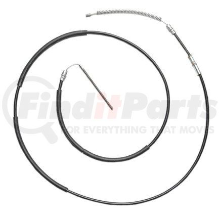 ACDelco 18P1555 Parking Brake Cable - Rear, 114.40", Threaded End 1, Fixed Wire Stop End 2