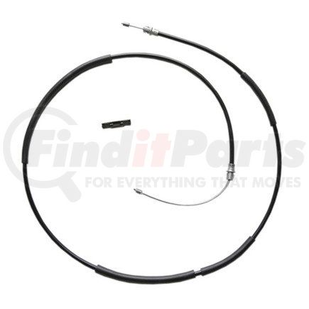 ACDELCO 18P1316 Parking Brake Cable - 87.50" Cable, Fixed Wire Stop End, Steel