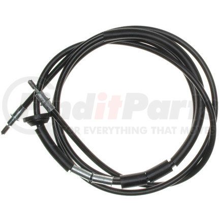 ACDELCO 18P1700 Parking Brake Cable - Front, 120.90", Fixed Wire Stop End, Steel