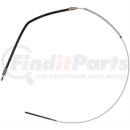 ACDelco 18P2242 Parking Brake Cable - Front, 52.40", Threaded End 1, Fixed Wire Stop End 2