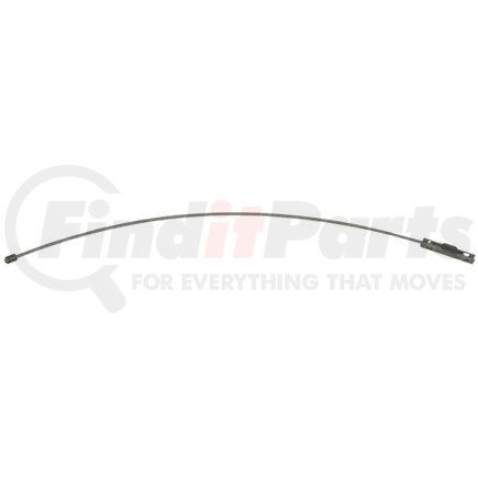ACDelco 18P2831 Parking Brake Cable - 19.10" Cable, Fixed Wire Stop End 1, Bracket End 2, Steel
