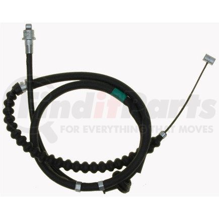 ACDelco 18P2852 Parking Brake Cable - Steel, Front, Fixed Wire Stop End, Steel
