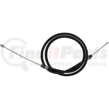 ACDelco 18P2910 Parking Brake Cable - Steel, Rear Driver Side, Fixed Wire Stop End, Steel