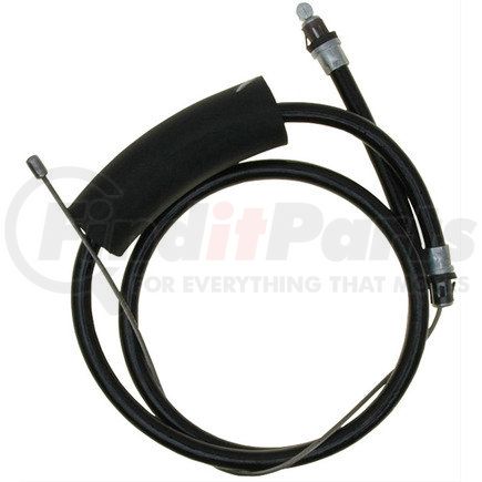ACDelco 18P2902 Parking Brake Cable - Steel, Front, Fixed Wire Stop End, Steel