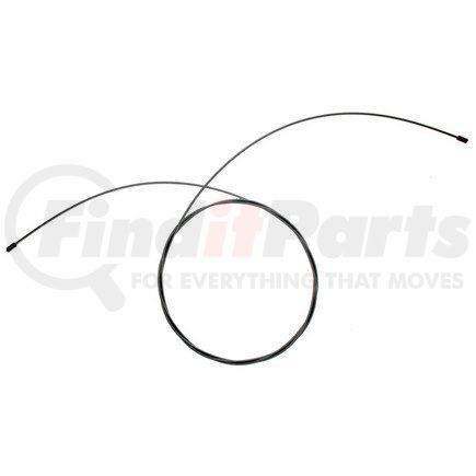 ACDelco 18P3 Parking Brake Cable - 108.50" Cable, Fixed Wire Stop End, Steel