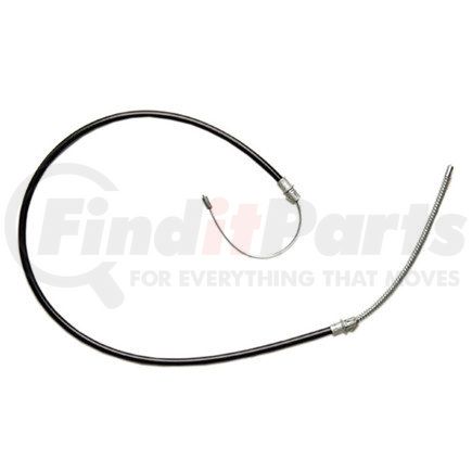 ACDelco 18P905 Parking Brake Cable - Rear, 53.80", Fixed Wire Stop End, Steel