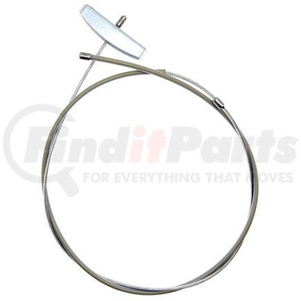 ACDelco 18P96875 Parking Brake Cable - Center, 60.60" Cable, Black, EPDM Rubber