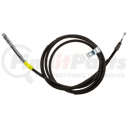 ACDelco 18P96832 Parking Brake Cable - Rear, Vertical Barrel End 1, With Mounting Bracket