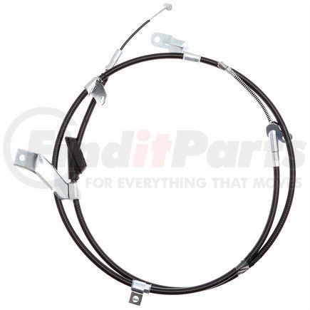 ACDelco 18P96988 Parking Brake Cable - Rear, Horizontal Barrel End 1, Hex End 2, With Bracket