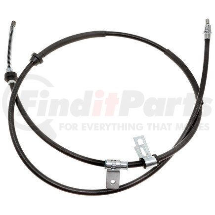 ACDelco 18P97006 Parking Brake Cable - Rear Driver Side, 77.48" Cable, Black, EPDM Rubber