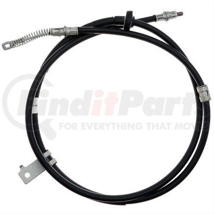 ACDELCO 18P97100 Parking Brake Cable - Rear Driver Side, Black, EPDM Rubber, Specific Fit