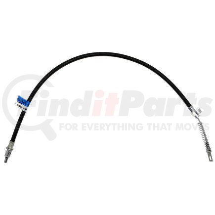 ACDelco 18P97129 Parking Brake Cable - Rear, 30.39", Eyelet End 1, Cylinderical Clip End 2, Steel