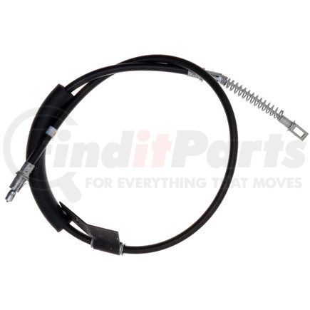ACDELCO 18P97141 Parking Brake Cable - Rear, 60.20", Swaged End 1, Closed Swaged Socket End 2