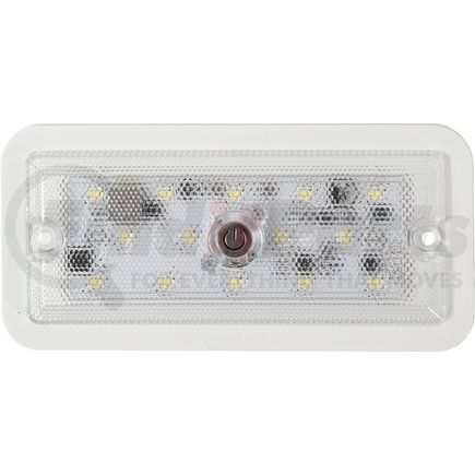 Buyers Products 5626337 Dome Light - 5.8 Inch Rectangular LED Interior, with Built-In Switch