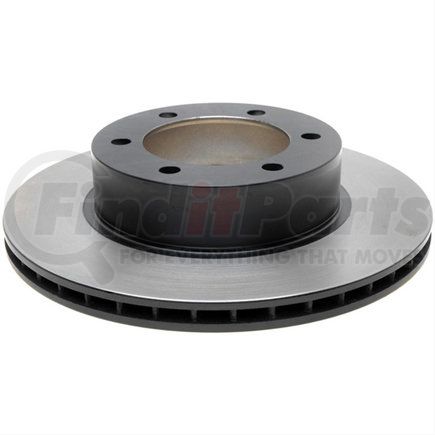 ACDelco 18A834AC Disc Brake Rotor - 6 Lug Holes, Cast Iron, Coated, Plain Vented, Front