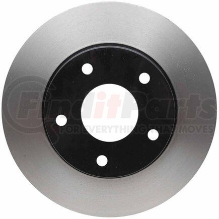 ACDelco 18A862 Disc Brake Rotor - 5 Lug Holes, Cast Iron, Plain, Turned Ground, Vented, Front