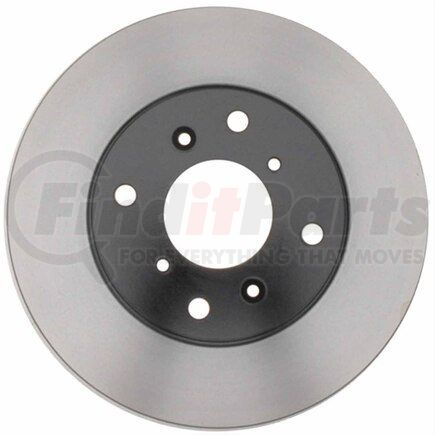 ACDelco 18A869 Disc Brake Rotor - 4 Lug Holes, Cast Iron, Plain, Turned Ground, Vented, Front