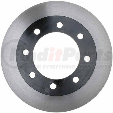ACDelco 18A916 Disc Brake Rotor - 8 Lug Holes, Cast Iron, Plain, Turned Ground, Vented, Front