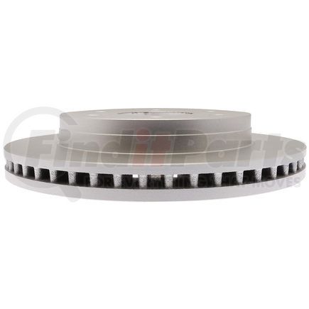 ACDelco 18A925AC Disc Brake Rotor - 6 Lug Holes, Cast Iron, Coated, Plain Vented, Front