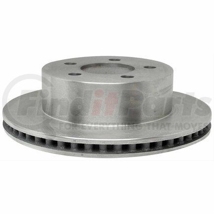 ACDelco 18A972A Disc Brake Rotor - 5 Lug Holes, Cast Iron, Non-Coated, Plain, Vented, Front
