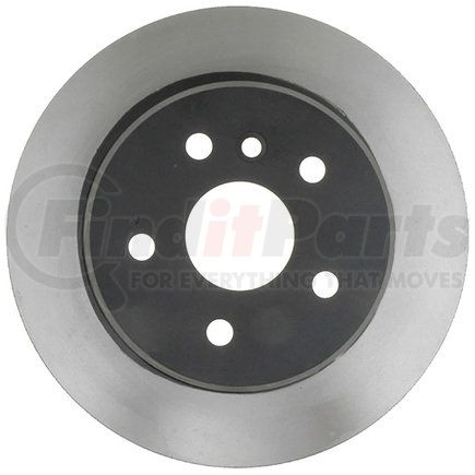ACDelco 18A983AC Disc Brake Rotor - 5 Lug Holes, Cast Iron, Coated, Plain Solid, Rear