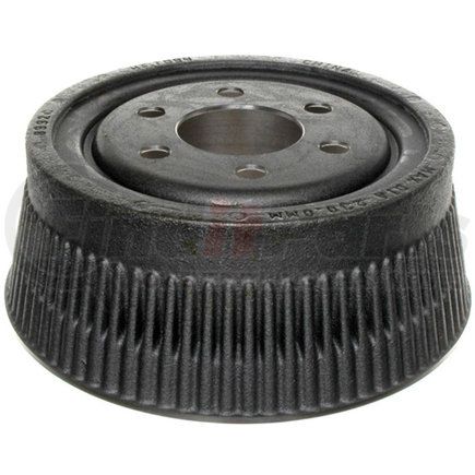 ACDelco 18B251 Brake Drum - Rear, Turned, Cast Iron, Regular, Finned Cooling Fins