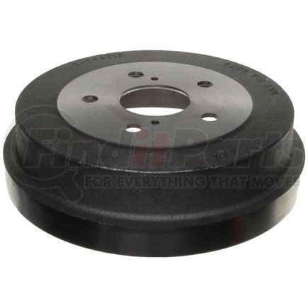 ACDelco 18B274 Brake Drum - Rear, Turned, Cast Iron, Regular, Plain Cooling Fins