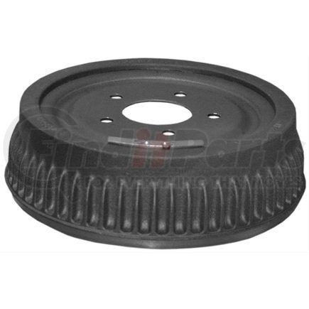 ACDelco 18B276A Brake Drum - Rear, 5 Bolt Holes, 5" Bolt Circle, Directional, Cast Iron