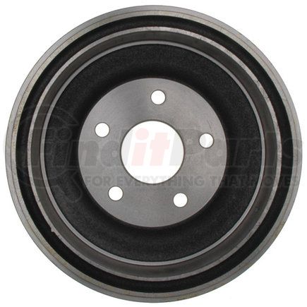 ACDelco 18B302 Brake Drum - Rear, Turned, Cast Iron, Regular, Finned Cooling Fins
