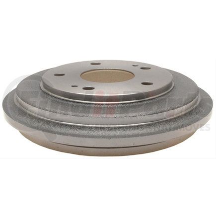ACDelco 18B576 Brake Drum - Rear, Turned, Cast Iron, Regular, Plain Cooling Fins