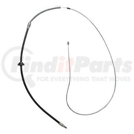 ACDelco 18P1051 Parking Brake Cable - Front, 79.80", Fixed Wire Stop End, Steel