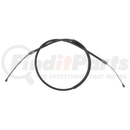 ACDelco 18P1255 Parking Brake Cable - Rear, 60.50", Fixed Wire Stop End, Steel