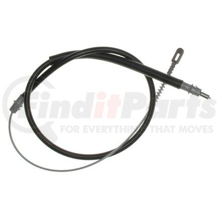 ACDelco 18P1295 Parking Brake Cable - Rear, 56.20", Fixed Wire Stop End 1, Eyelet End 2, Steel