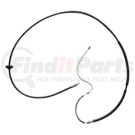 ACDELCO 18P1702 Parking Brake Cable - Front, 98.60", Fixed Wire Stop End, Steel