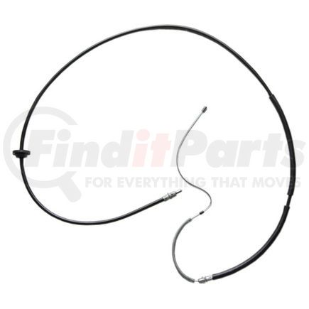 ACDelco 18P1702 Parking Brake Cable - Front, 98.60", Fixed Wire Stop End, Steel