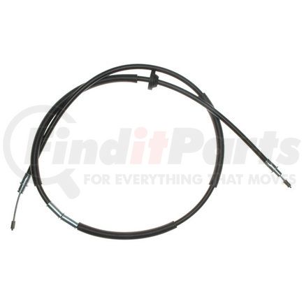 ACDELCO 18P1964 Parking Brake Cable - Rear, 67.60", Fixed Wire Stop End, Steel